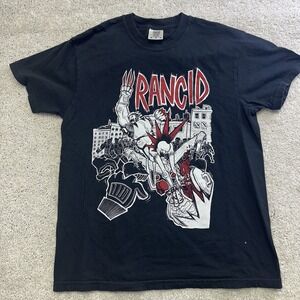 Vintage Y2K Rancid Shirt Size‎ Medium Band Tour Punk Rock Hardcore Metal